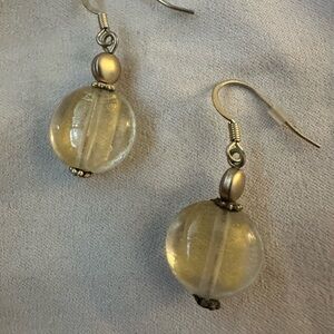 Elegant Gold and Silver Earrings